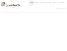 Tablet Screenshot of guesttrack.com